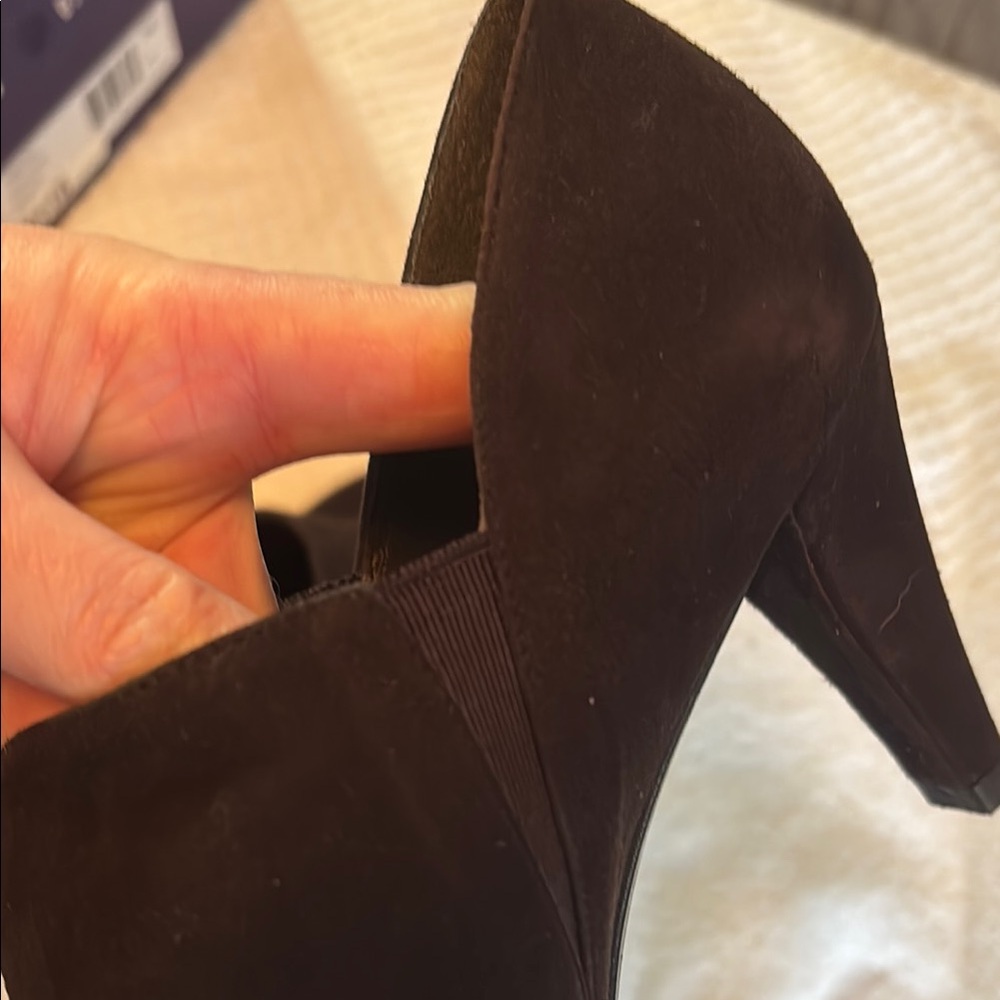Stuart Weitzman Cola (very dark brown) ankle boots - Picture 5 of 14